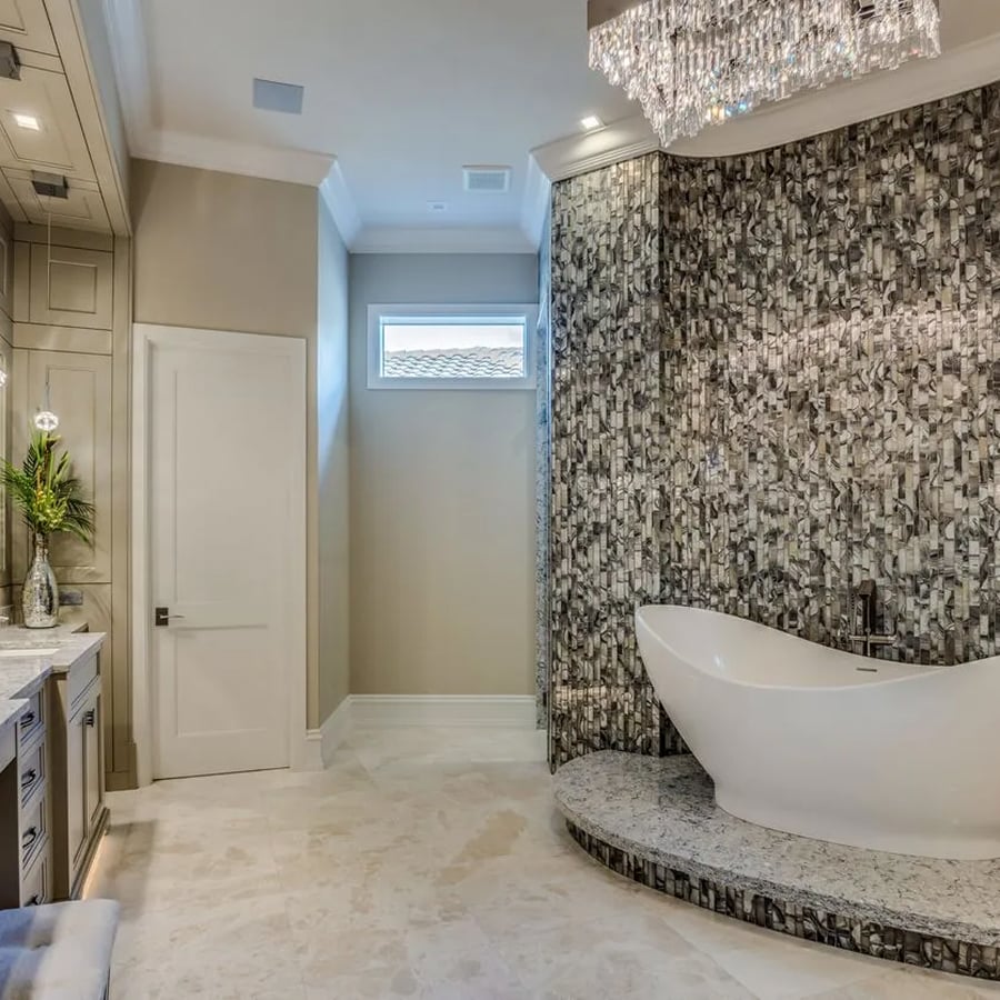 Walk-in shower installation in Jacksonville