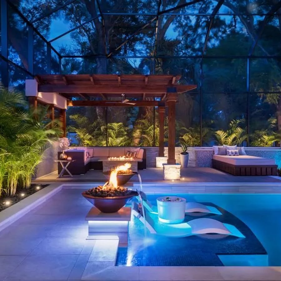 Pool resurfacing project in Jacksonville