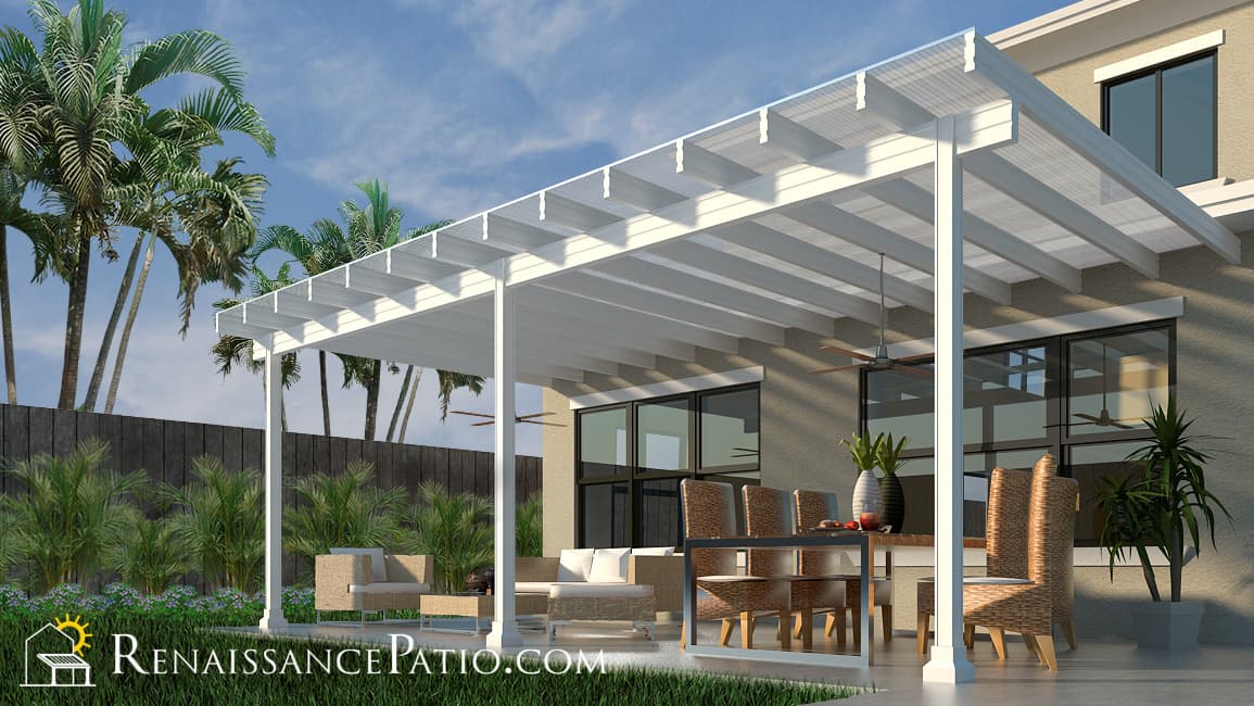 Renaissance sunroom with polycarbonate panels in Jacksonville
