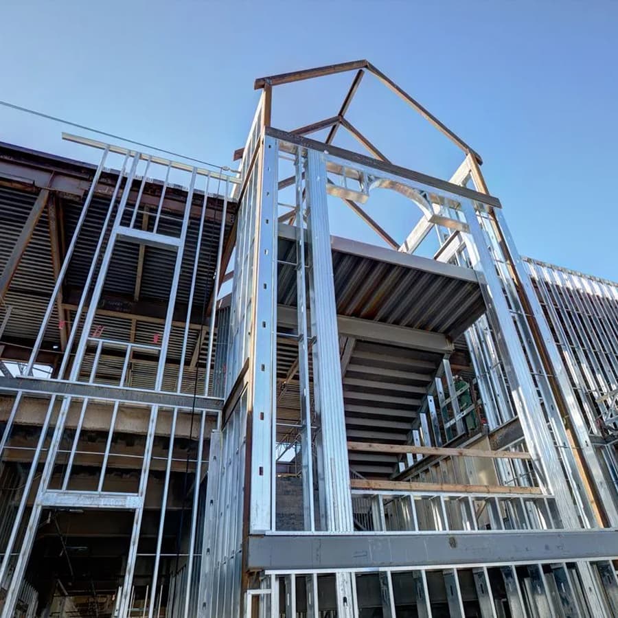 Open-plan office build-out in Jacksonville